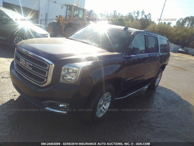 1GKS1GKC4JR318792 - 2018 GMC YUKON XL C1500 SLT BLACK photo 2