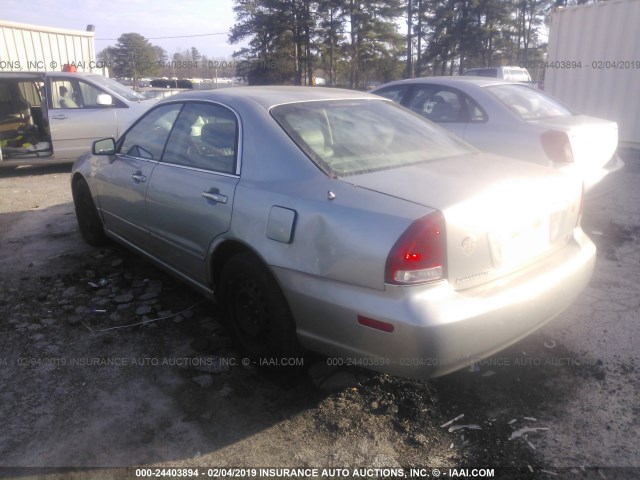 6MMAP67P64T007194 - 2004 MITSUBISHI DIAMANTE LS SILVER photo 3