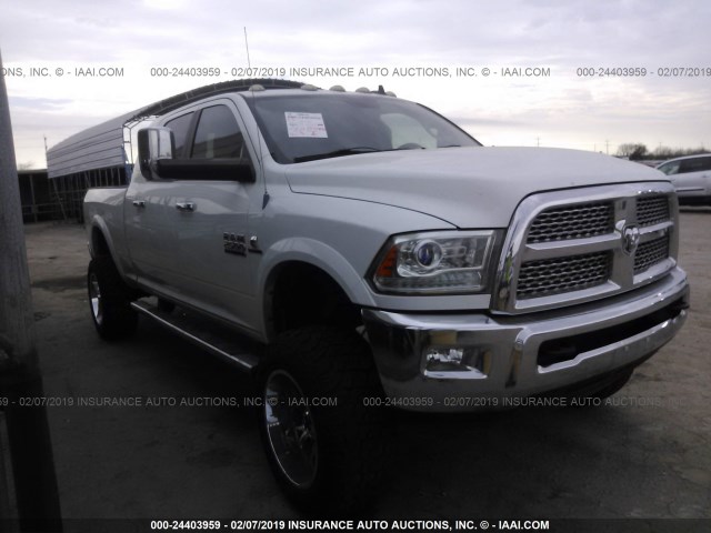 3C6UR5NL4DG600164 - 2013 RAM 2500 LARAMIE WHITE photo 1