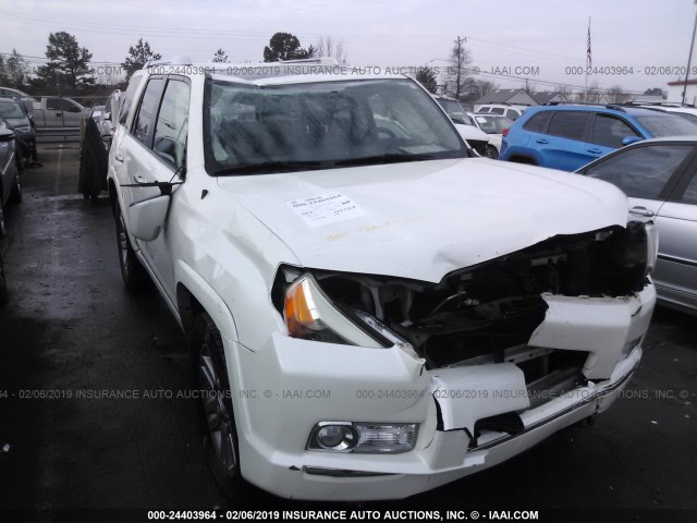 JTEBU5JRXA5006136 - 2010 TOYOTA 4RUNNER SR5/LIMITED/TRAIL WHITE photo 6