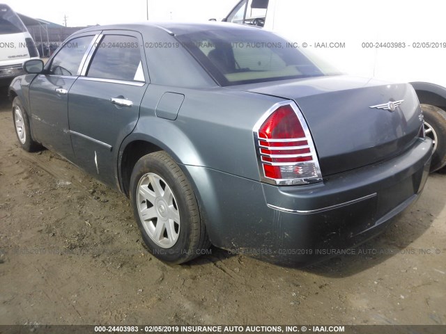 2C3KA53G46H105712 - 2006 CHRYSLER 300 TOURING BLUE photo 3