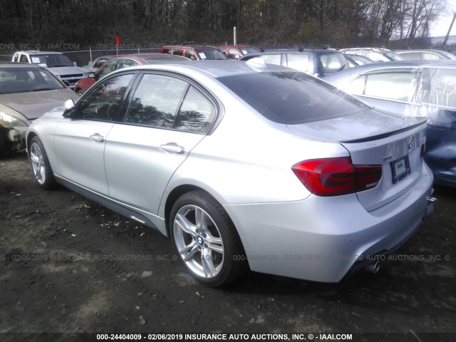 WBA8B7G55GNT14230 - 2016 BMW 340 XI SILVER photo 3