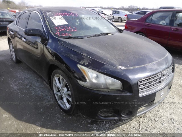 1N4AA51E39C819384 - 2009 NISSAN MAXIMA S/SV BLACK photo 6