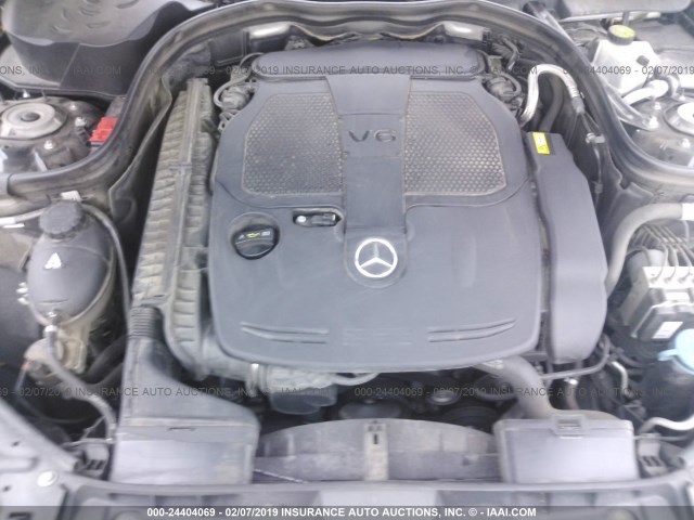 WDDHF5KB6CA643938 - 2012 MERCEDES-BENZ E 350 BLACK photo 10