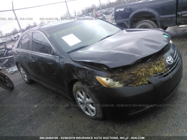 4T1BE46K28U743091 - 2008 TOYOTA CAMRY CE/LE/XLE/SE BLACK photo 1