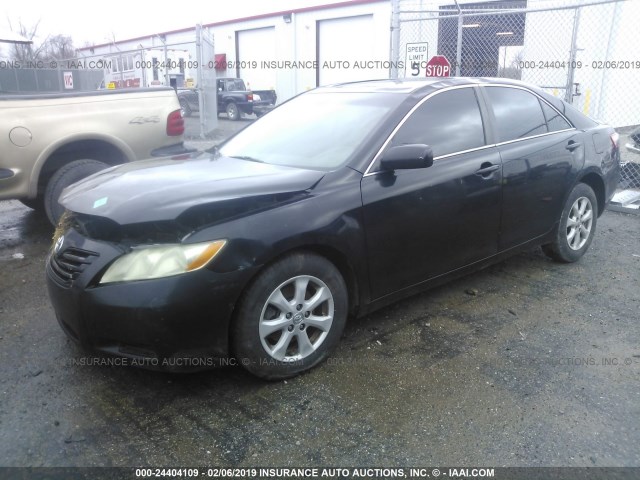 4T1BE46K28U743091 - 2008 TOYOTA CAMRY CE/LE/XLE/SE BLACK photo 2
