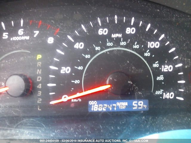 4T1BE46K28U743091 - 2008 TOYOTA CAMRY CE/LE/XLE/SE BLACK photo 7