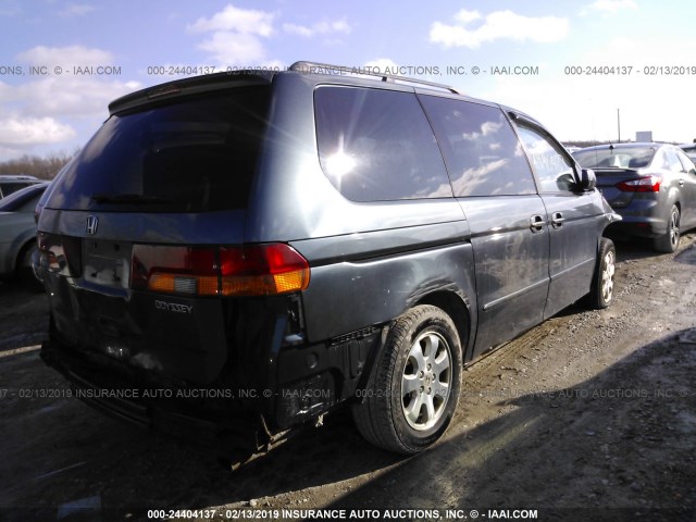 5FNRL18093B106896 - 2003 HONDA ODYSSEY EXL GREEN photo 4