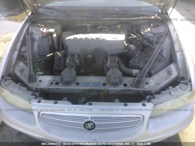 2G4WB52K241363521 - 2004 BUICK REGAL LS SILVER photo 10