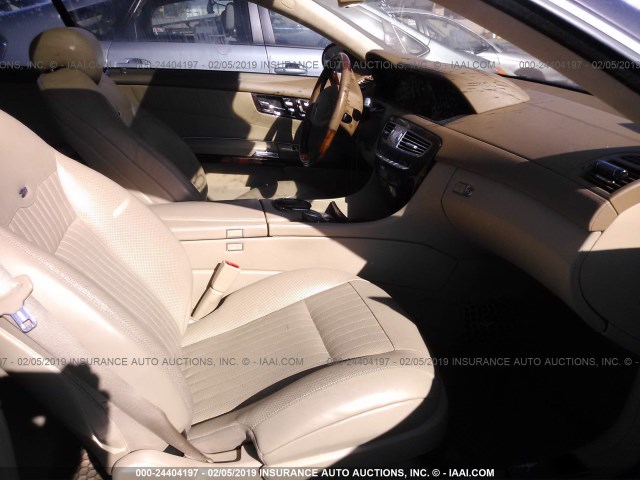 WDDEJ76X47A003414 - 2007 MERCEDES-BENZ CL 600 GRAY photo 5