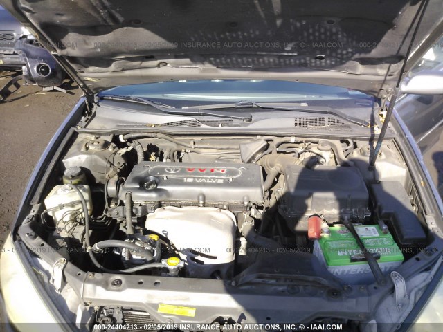 4T1BE30K63U773156 - 2003 TOYOTA CAMRY LE/XLE/SE GRAY photo 10