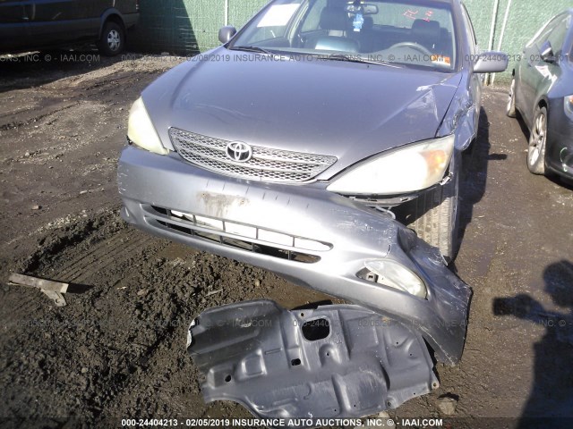 4T1BE30K63U773156 - 2003 TOYOTA CAMRY LE/XLE/SE GRAY photo 6