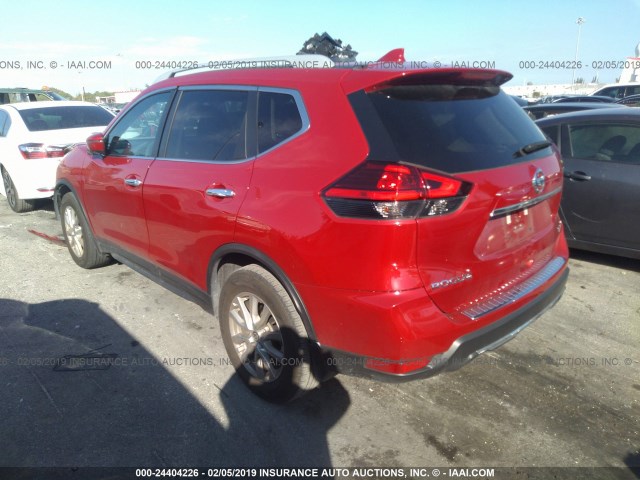 5N1AT2MT5HC840888 - 2017 NISSAN ROGUE S/SL RED photo 3