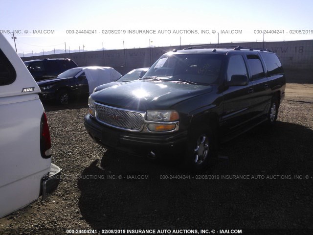 1GKFK66UX4J113444 - 2004 GMC YUKON XL DENALI GREEN photo 2