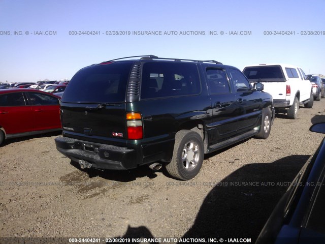 1GKFK66UX4J113444 - 2004 GMC YUKON XL DENALI GREEN photo 4