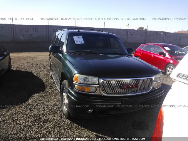 1GKFK66UX4J113444 - 2004 GMC YUKON XL DENALI GREEN photo 6