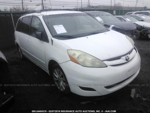 5TDZA23C46S500576 - 2006 TOYOTA SIENNA CE/LE WHITE photo 1