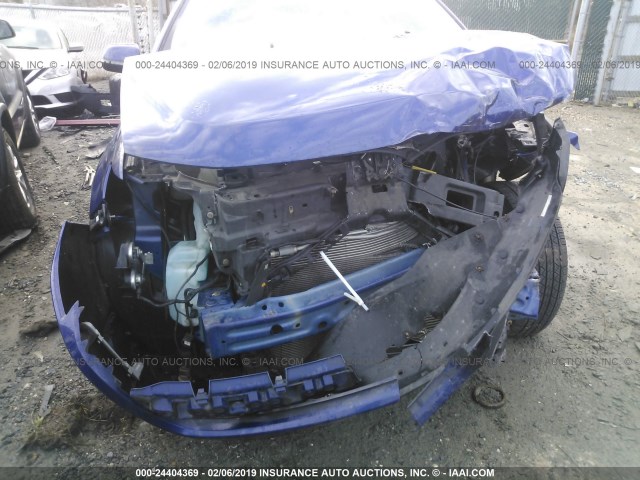 2FMDK4JC8DBB55052 - 2013 FORD EDGE SEL BLUE photo 6