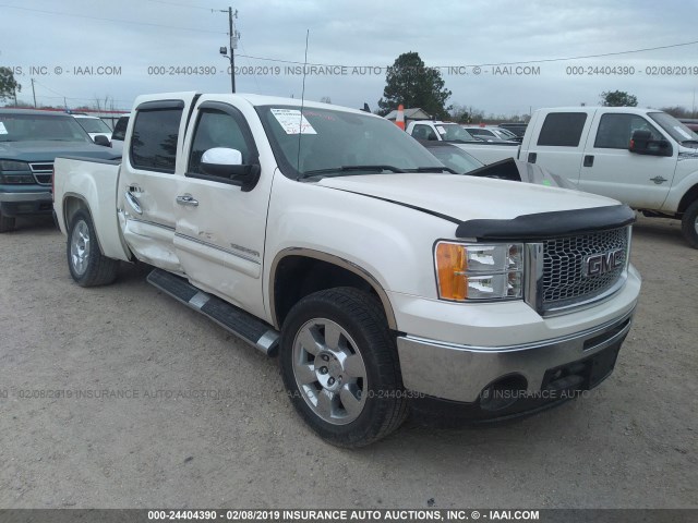 3GTP1VE01BG342833 - 2011 GMC SIERRA C1500 SLE WHITE photo 1