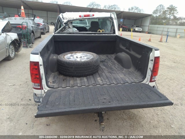 3GTP1VE01BG342833 - 2011 GMC SIERRA C1500 SLE WHITE photo 8