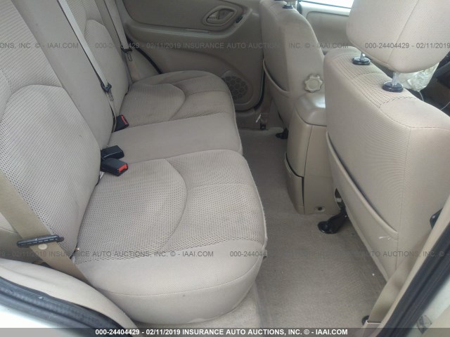 4F2YZ04145KM42545 - 2005 MAZDA TRIBUTE S TAN photo 8