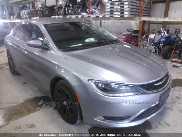 1C3CCCAB9FN741589 - 2015 CHRYSLER 200 LIMITED SILVER photo 1