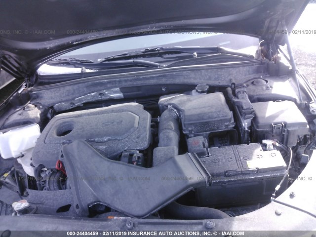 5XXGT4L38GG043156 - 2016 KIA OPTIMA LX BLACK photo 10