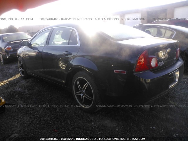 1G1ZA5E03AF105777 - 2010 CHEVROLET MALIBU LS BLACK photo 3