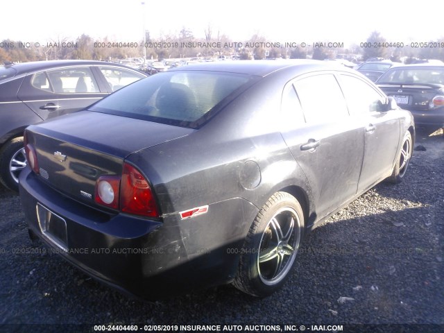 1G1ZA5E03AF105777 - 2010 CHEVROLET MALIBU LS BLACK photo 4
