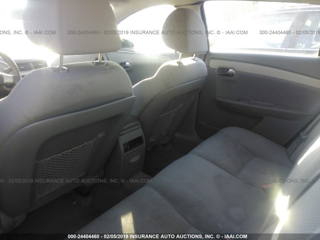 1G1ZA5E03AF105777 - 2010 CHEVROLET MALIBU LS BLACK photo 8