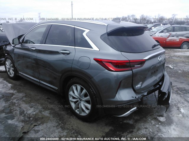 3PCAJ5M30KF119173 - 2019 INFINITI QX50 ESSENTIAL/PURE GRAY photo 3