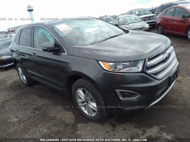 2FMPK4J88HBC63993 - 2017 FORD EDGE SEL GRAY photo 1