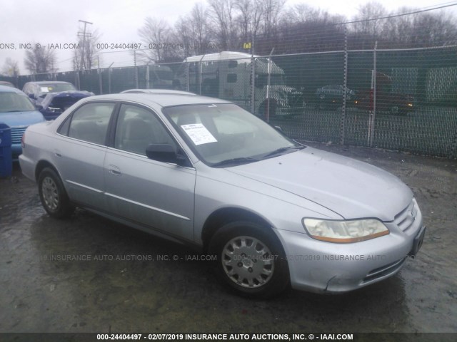 1HGCF86632A125062 - 2002 HONDA ACCORD VALUE SILVER photo 1