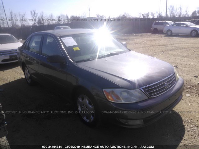 4T1BF28B93U269762 - 2003 TOYOTA AVALON XL/XLS GRAY photo 1