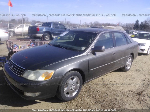 4T1BF28B93U269762 - 2003 TOYOTA AVALON XL/XLS GRAY photo 2