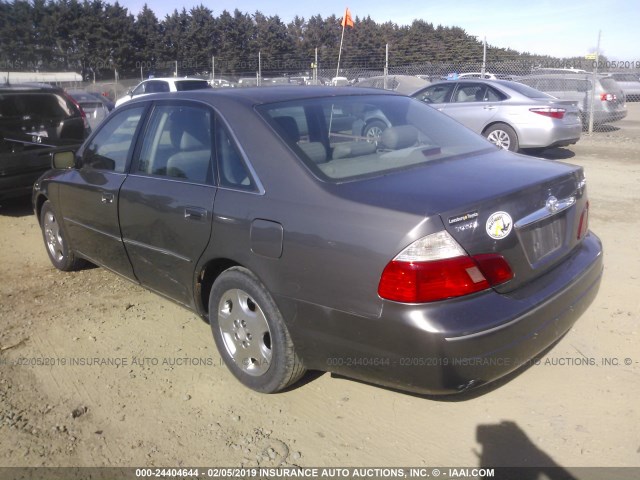 4T1BF28B93U269762 - 2003 TOYOTA AVALON XL/XLS GRAY photo 3