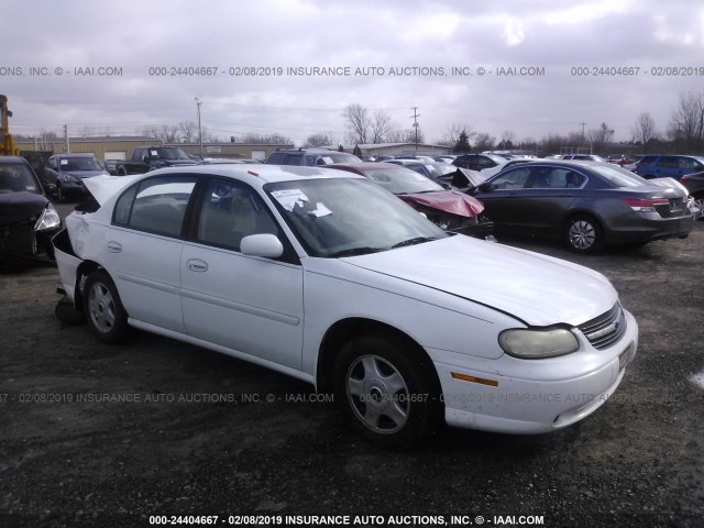 1G1NE52J516165236 - 2001 CHEVROLET MALIBU LS WHITE photo 1