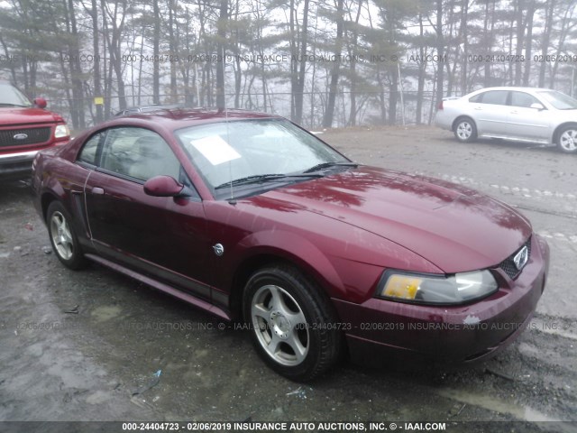 1FAFP40444F122305 - 2004 FORD MUSTANG PURPLE photo 1