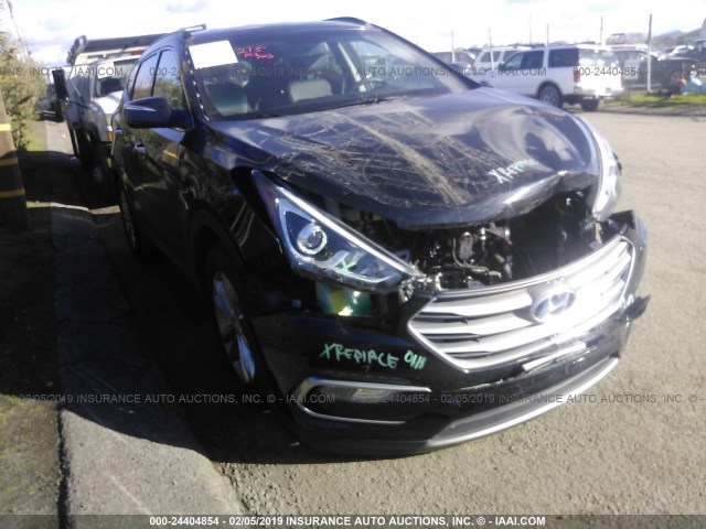 5XYZU3LA9HG381001 - 2017 HYUNDAI SANTA FE SPORT  BLACK photo 1