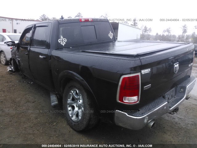 1C6RR7NT8ES218263 - 2014 RAM 1500 LARAMIE BLACK photo 3