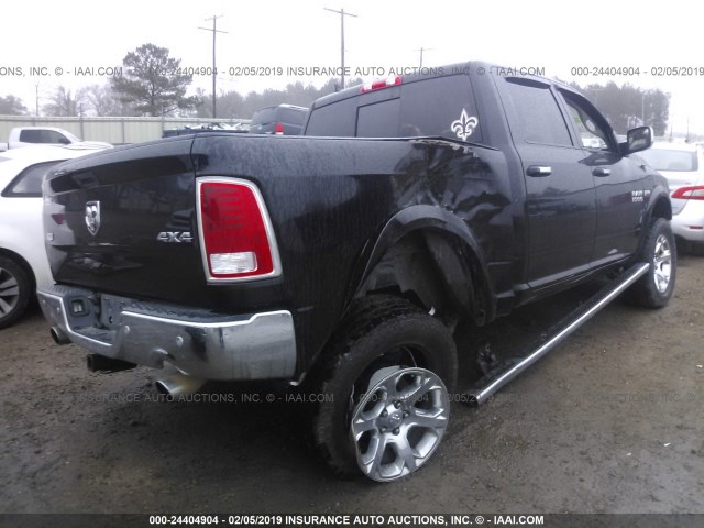 1C6RR7NT8ES218263 - 2014 RAM 1500 LARAMIE BLACK photo 4