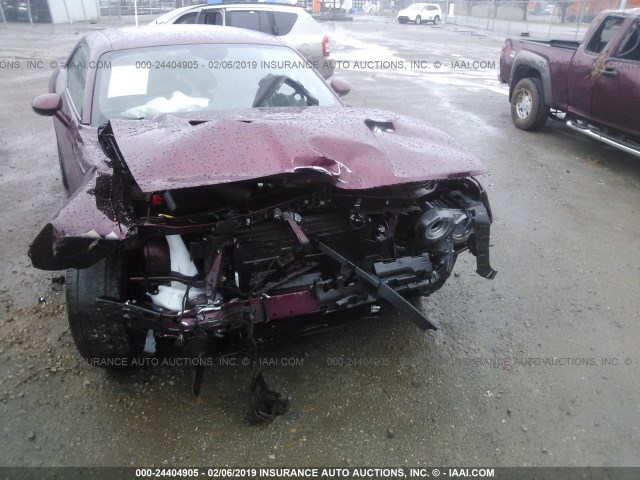 2C3CDZAG3HH601528 - 2017 DODGE CHALLENGER SXT MAROON photo 6