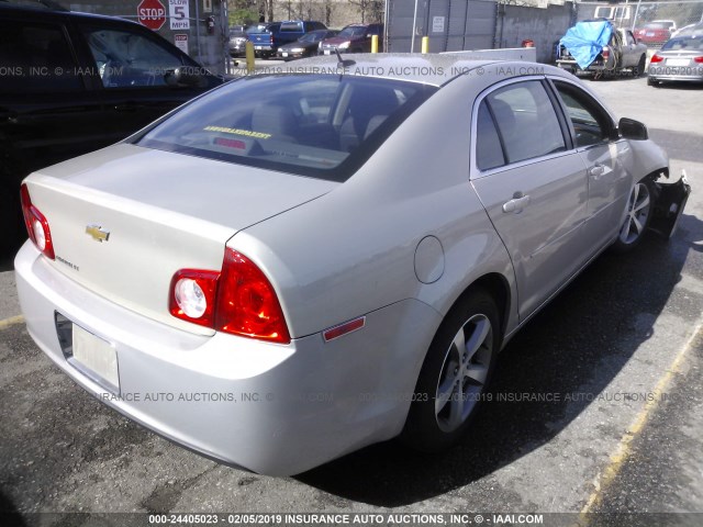 1G1ZC5E15BF382287 - 2011 CHEVROLET MALIBU 1LT 香槟色 照片 4