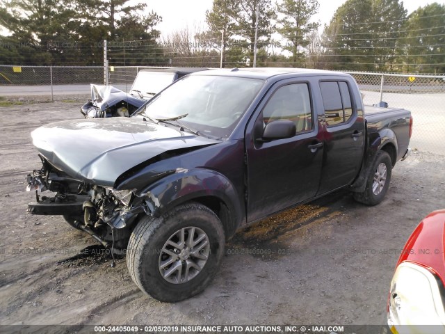 1N6AD0ER6EN714867 - 2014 NISSAN FRONTIER S/SV/SL/PRO-4X GRAY photo 2