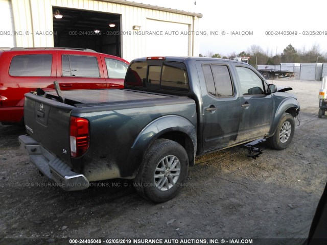 1N6AD0ER6EN714867 - 2014 NISSAN FRONTIER S/SV/SL/PRO-4X GRAY photo 4