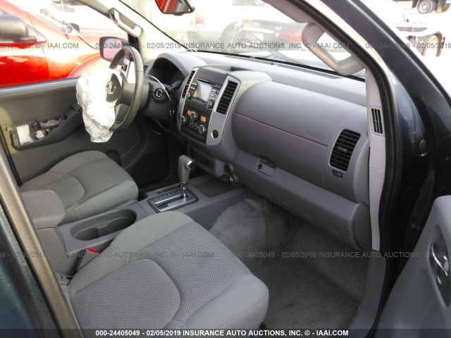 1N6AD0ER6EN714867 - 2014 NISSAN FRONTIER S/SV/SL/PRO-4X GRAY photo 5