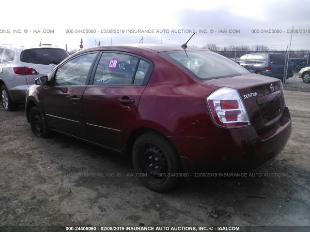 3N1AB61E49L623409 - 2009 NISSAN SENTRA 2.0/2.0S/2.0SL RED photo 3