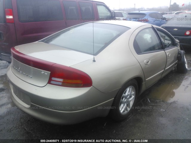 2B3HD46R64H587764 - 2004 DODGE INTREPID SE GOLD photo 4