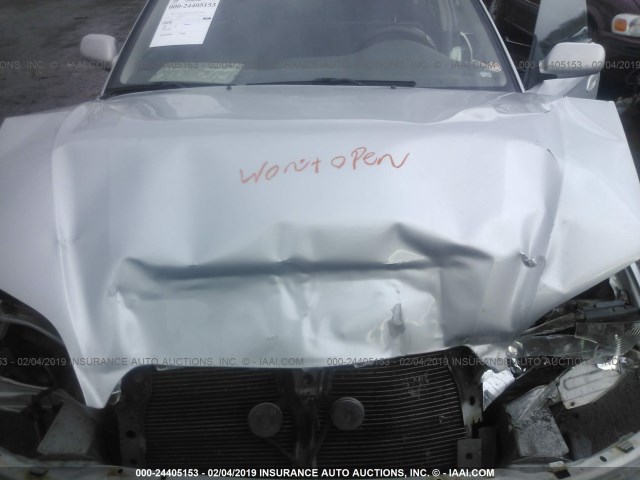 4S3BE625147205183 - 2004 SUBARU LEGACY L SPECIAL SILVER photo 10