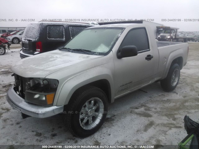 1GCCS148968281951 - 2006 CHEVROLET COLORADO SILVER photo 2